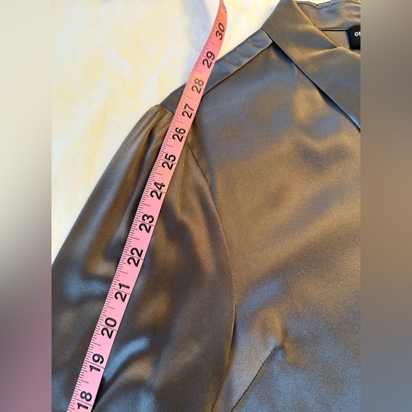 Generation Love Aurelie Silk Blouse in Steel - Size L - Picture 5 of 8